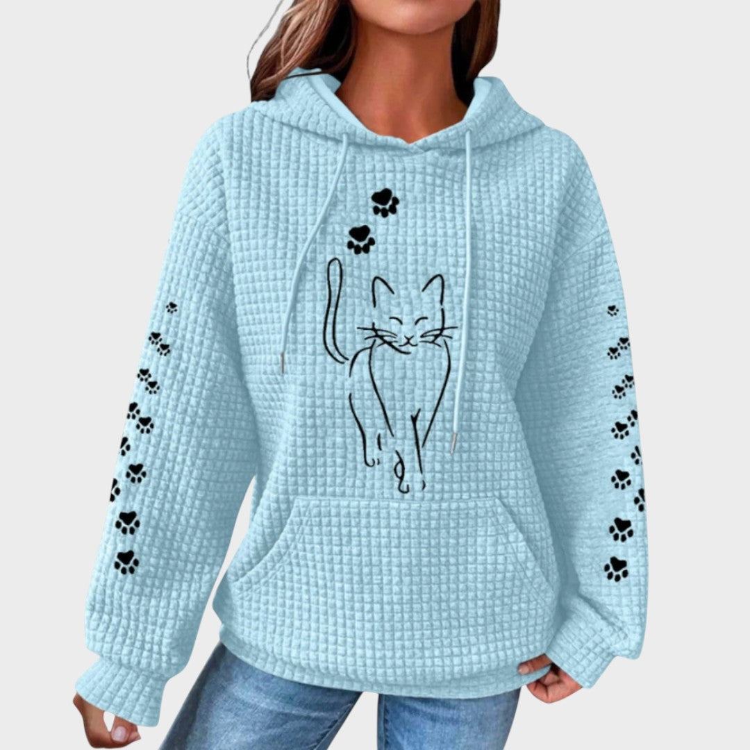 Fatinha™ | Sweat à imprimé de chat