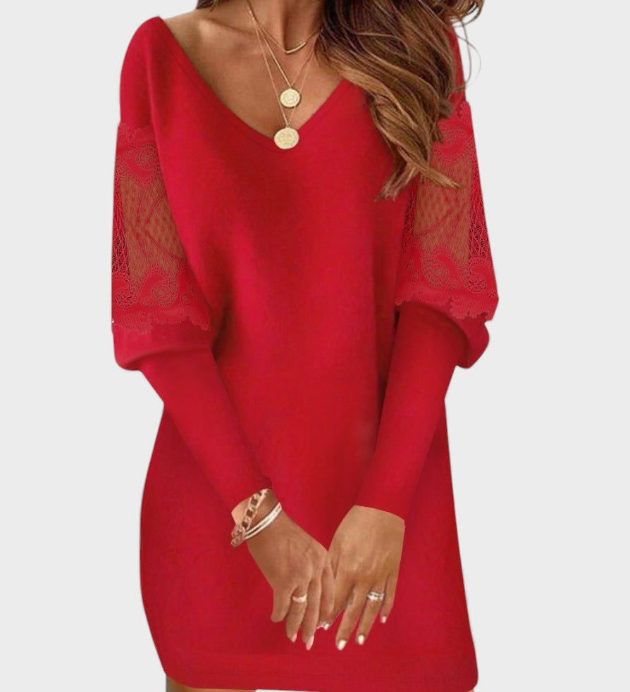 Lola™ | Robe à manches en dentelle