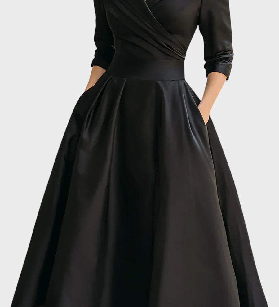 Clara™ | Robe en Satin Élégante