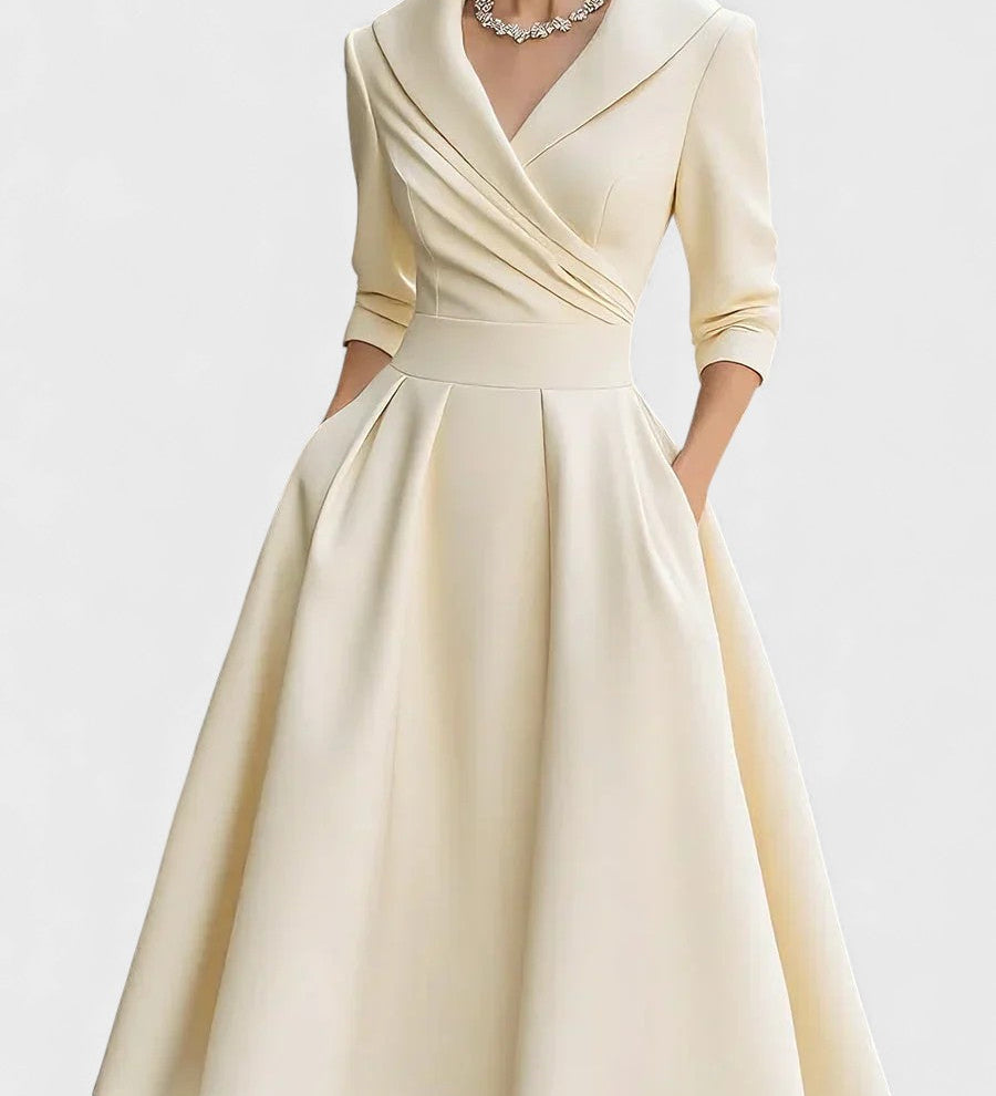 Clara™ | Robe en Satin Élégante