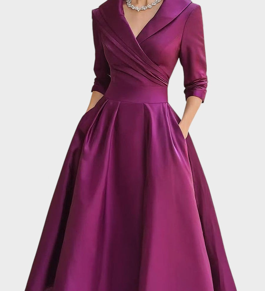 Clara™ | Robe en Satin Élégante