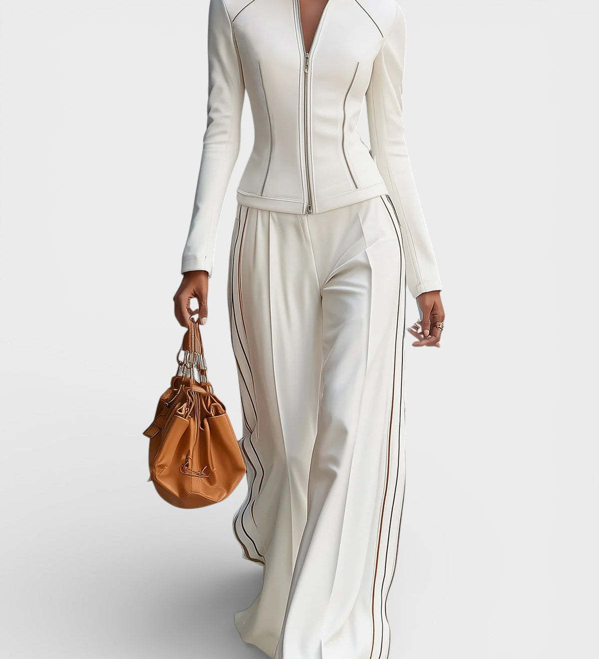 Claudia™ | Ensemble Blanc Sophistiqué
