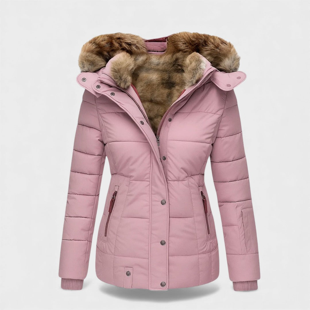 Alba™ | Manteau d'Hiver avec Doublure en Fourrure