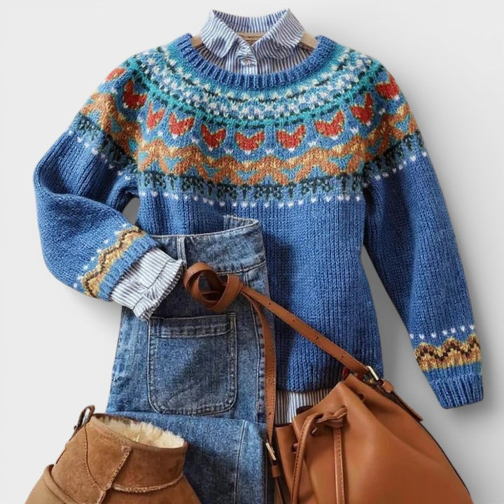 Eugenia™ | Pull en Tricot Vintage