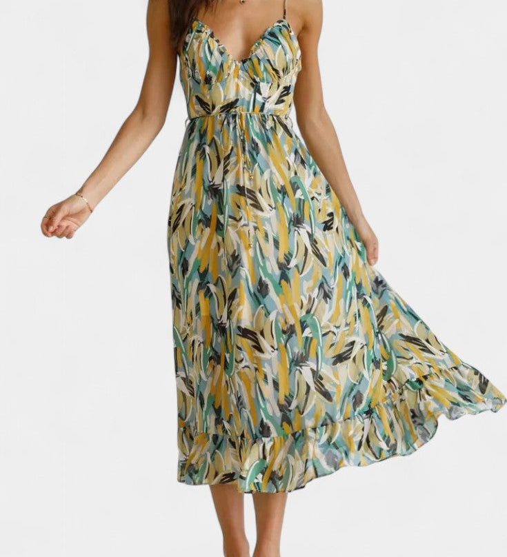 Robe Midi Imprimée Fiona