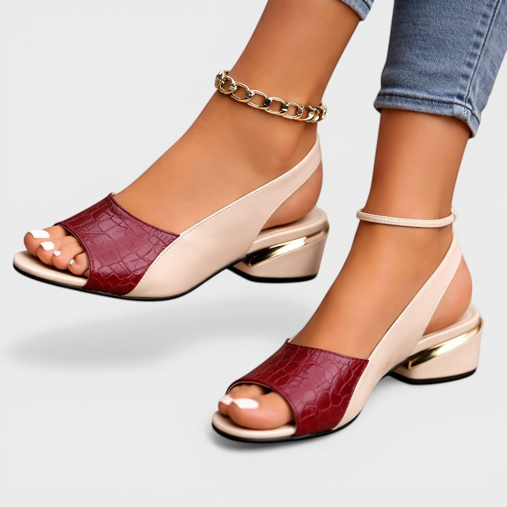 Clara™ | Sandales à Talons Bas