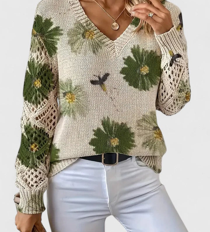 Antonia™ | Pull élégant avec imprimé floral