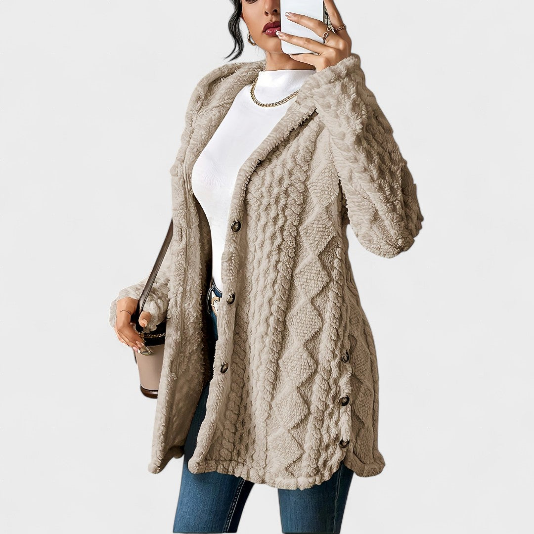 Amalia™ | Cardigan à capuche confortable