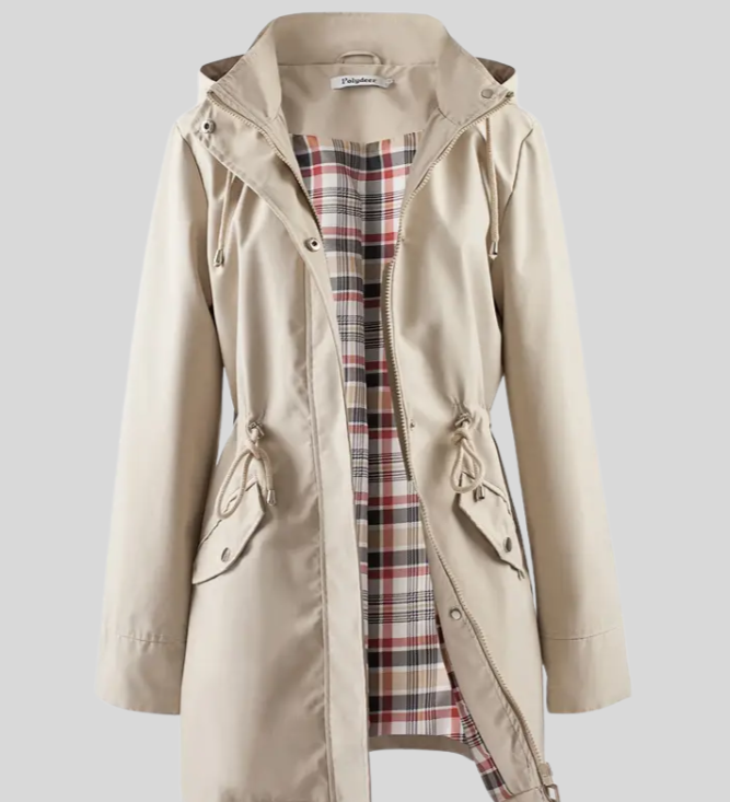 Manteau de pluie ajusté Doemi pour un style sans effort