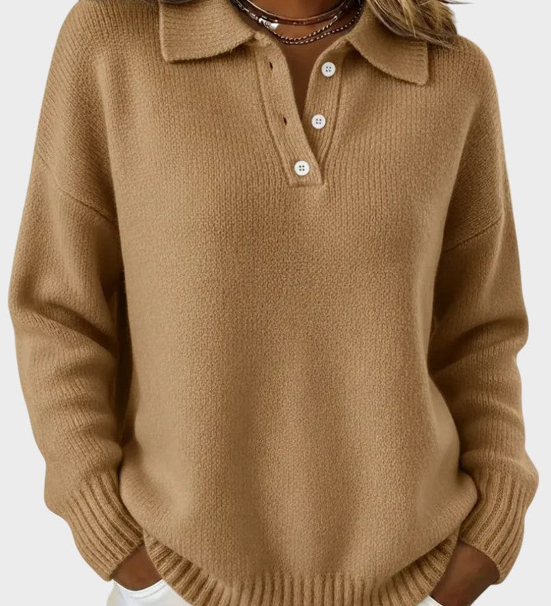 Marta™ | Pull Polo en Tricot Doux