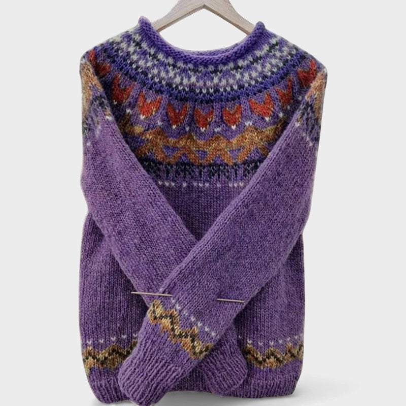Eulalia™ | Gilet Tricoté de Style Classique