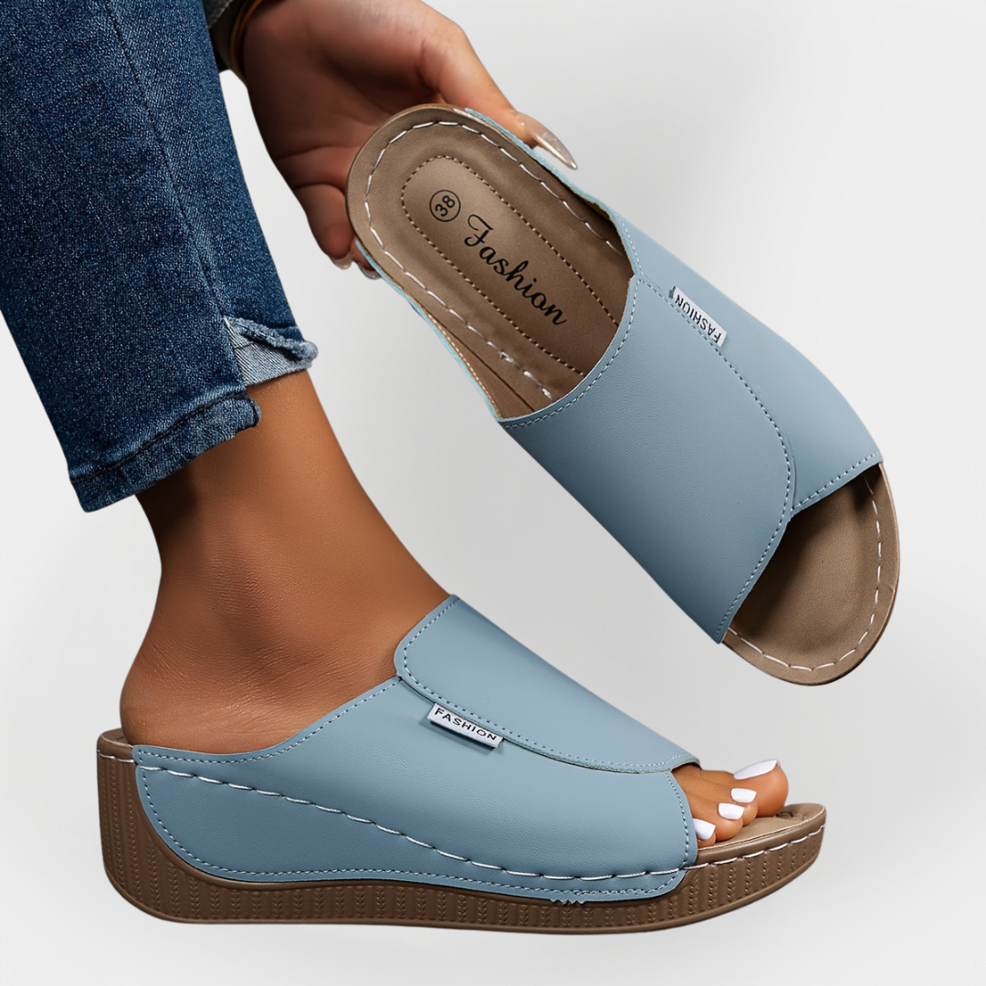Sandales en cuir orthopédiques