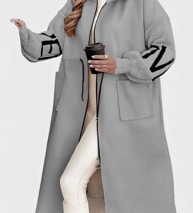 Patricia™ | Élégant Manteau Cardigan à Capuche