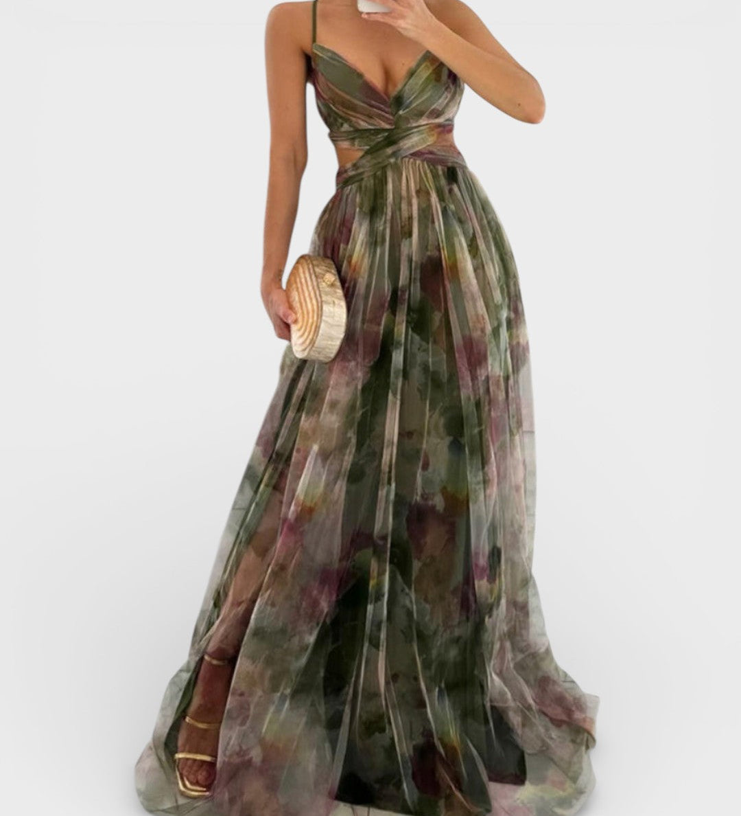 Valeria™ | Robe Maxi Florale Élégante