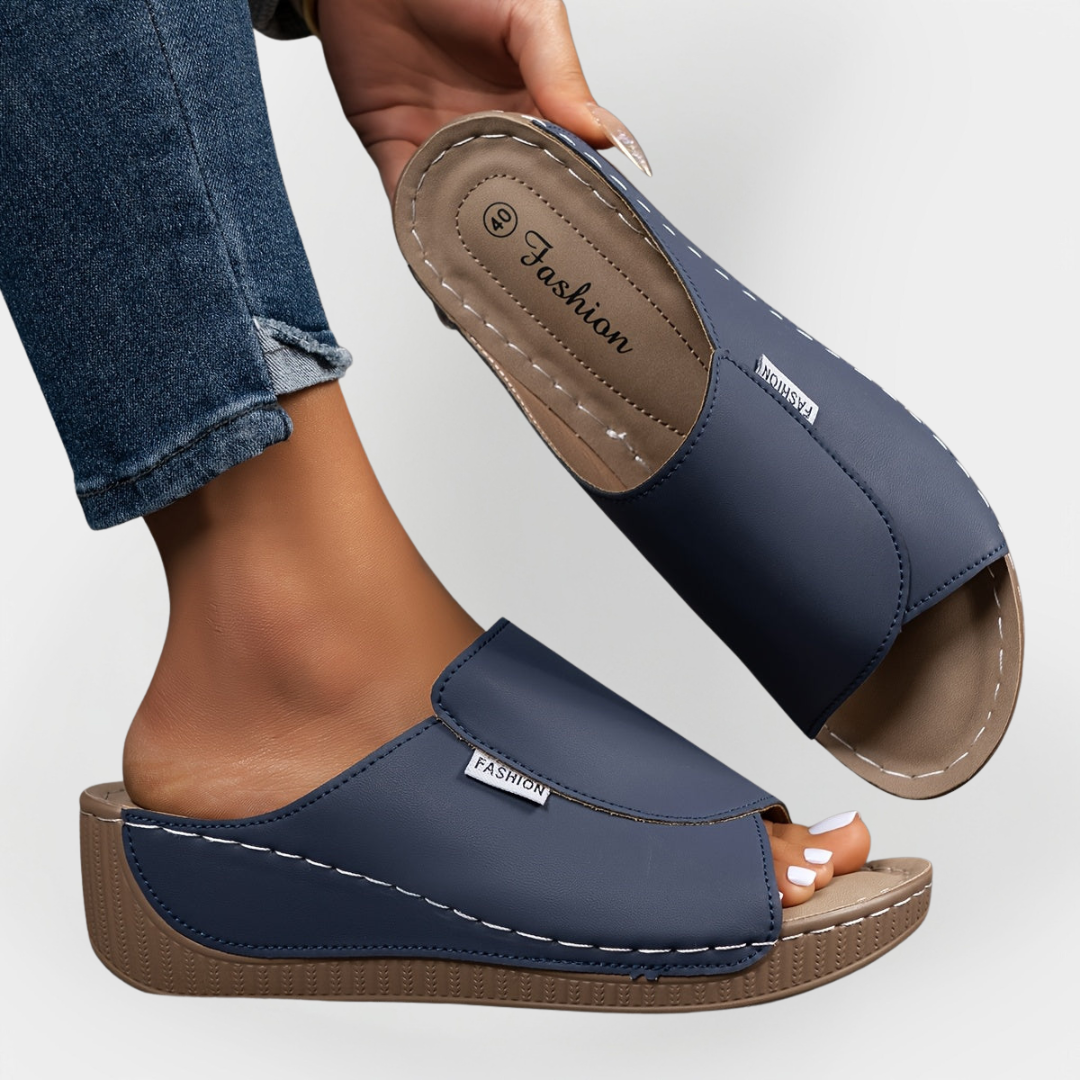 Sandales en cuir orthopédiques