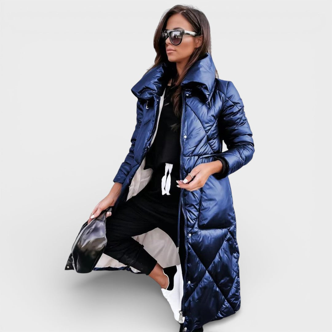 Emilia™ | Manteau Long Matelassé