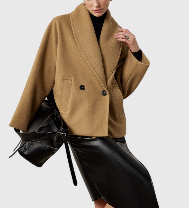 Manteau Oversized Helena en Laine