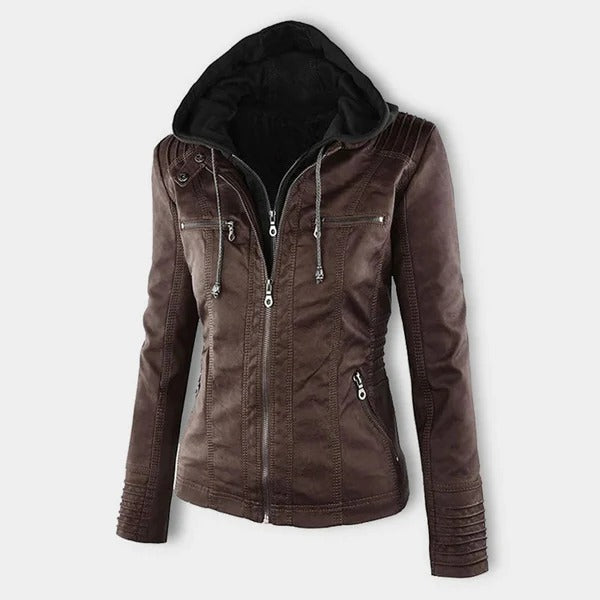 Leandra - Veste en cuir