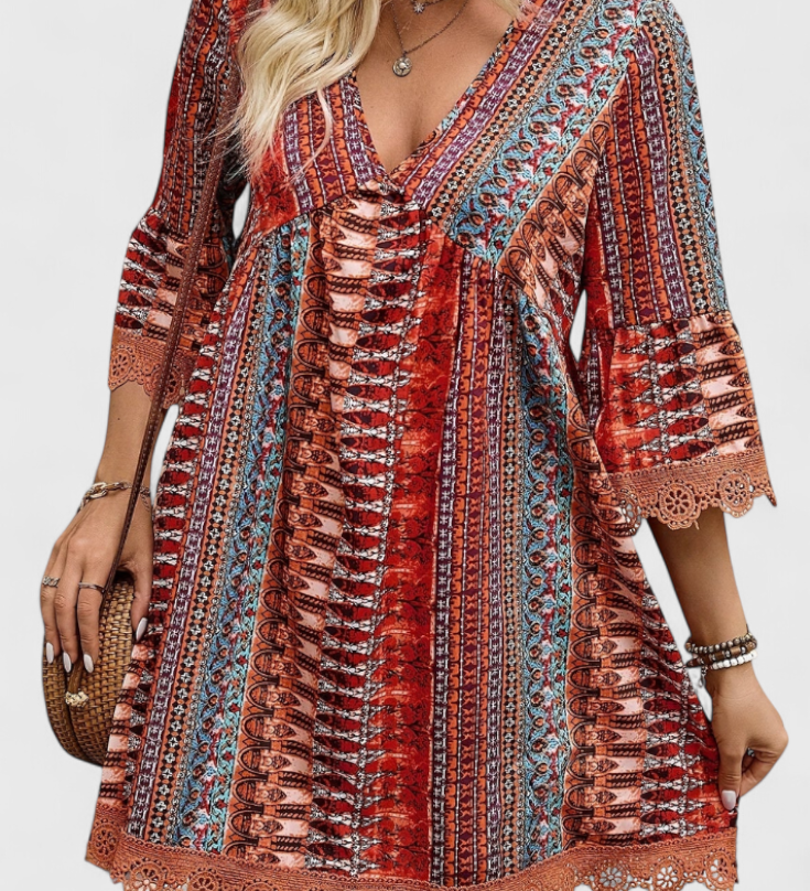 Robe Boho Élégante Axelle