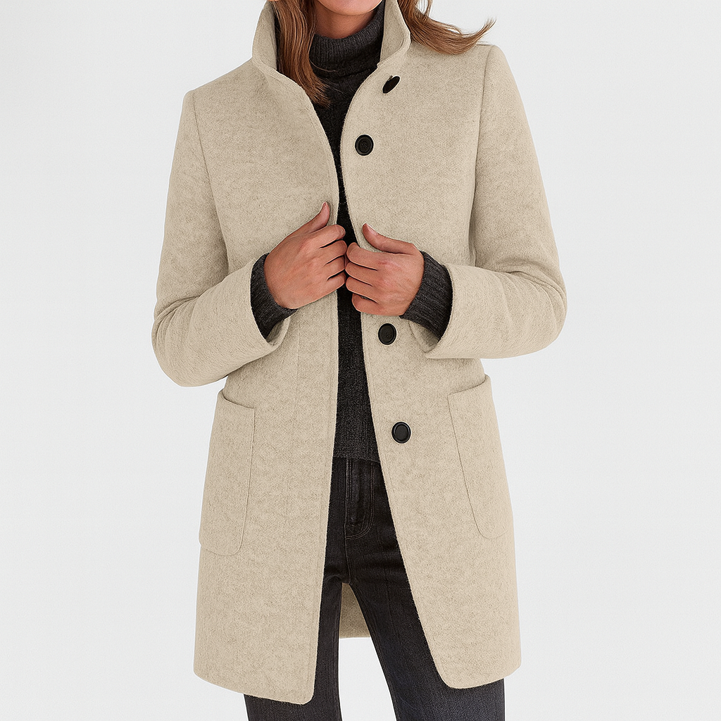 Soledad™ | Manteau élégant avec col haut