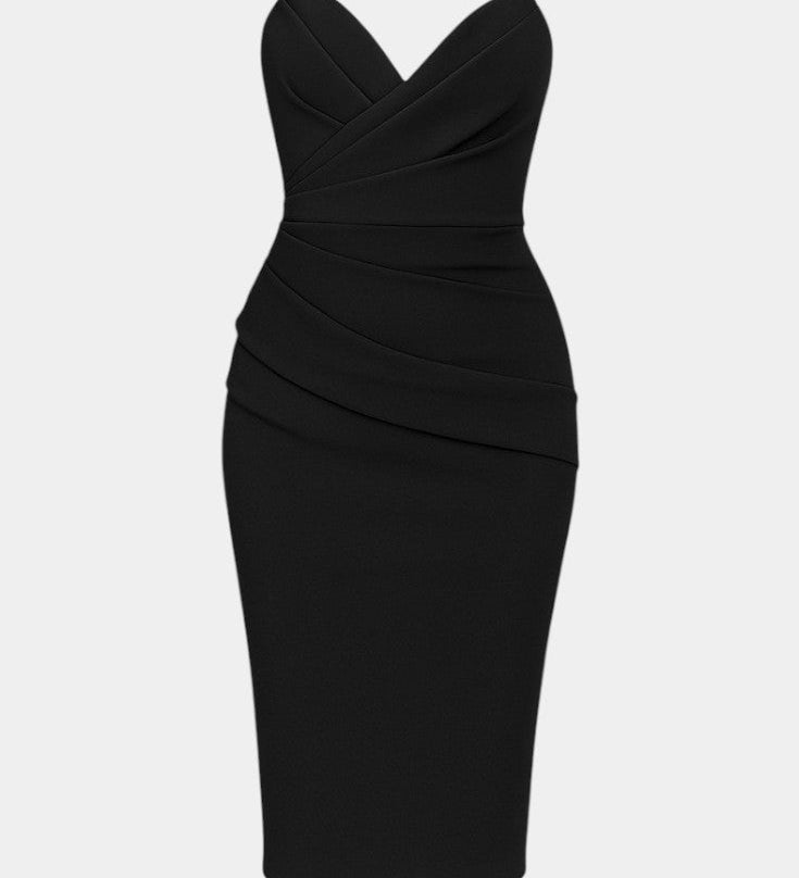 Robe Sans Bretelles et Sans Dos Iveta