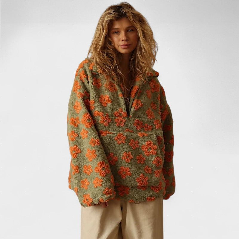Dalia™ | Sweat-shirt en polaire chaud et moderne