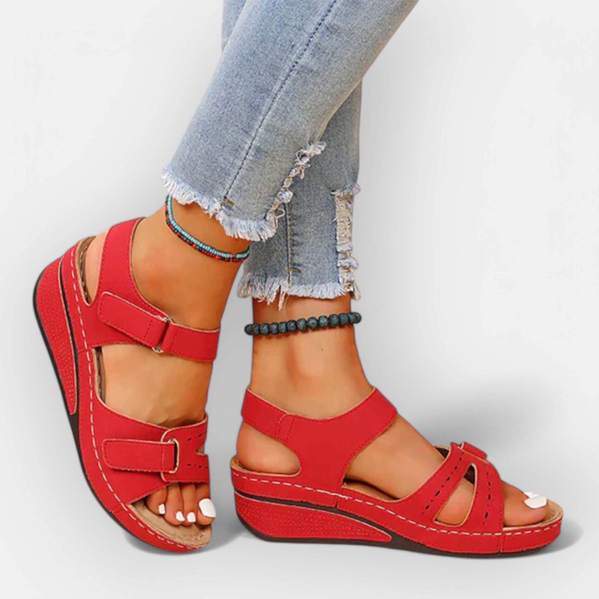 Sandale ouverte au design épuré