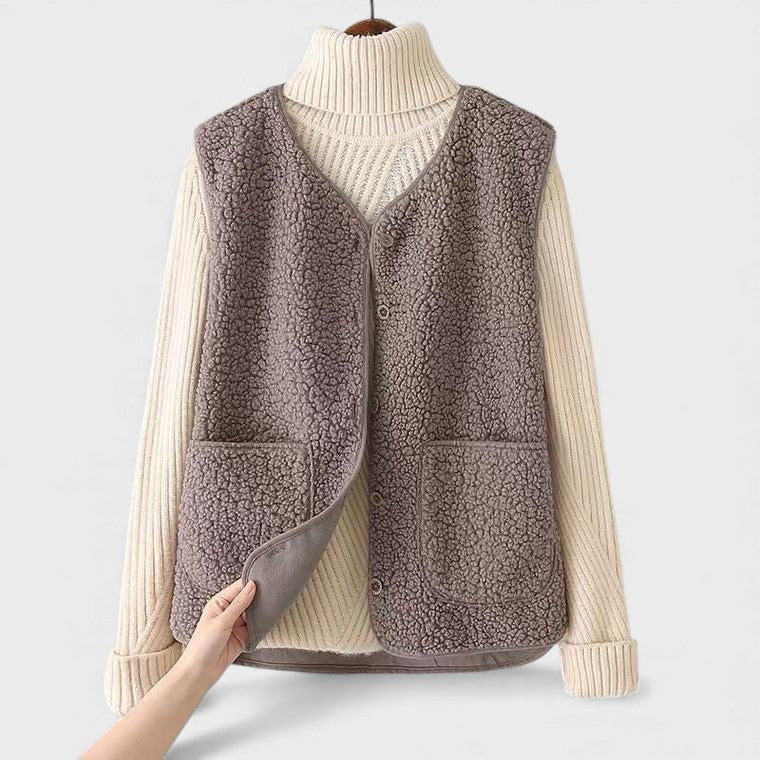 Helena™ | Gilet en Laine Douce