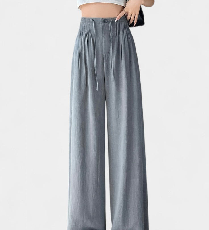 Pantalon Ilyana à taille haute et jambes larges