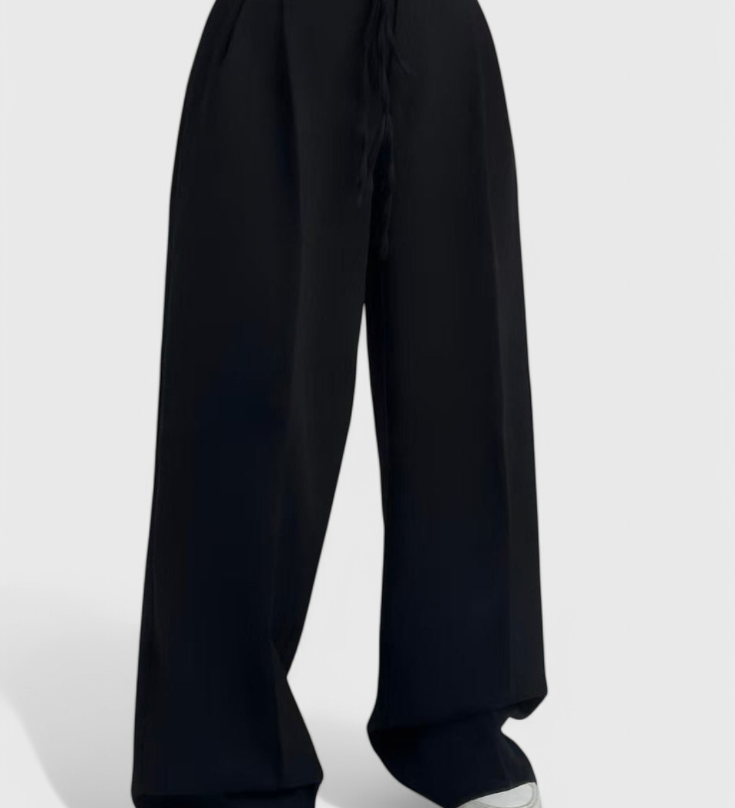 Pantalon Large Sophie avec Cordon de Serrage