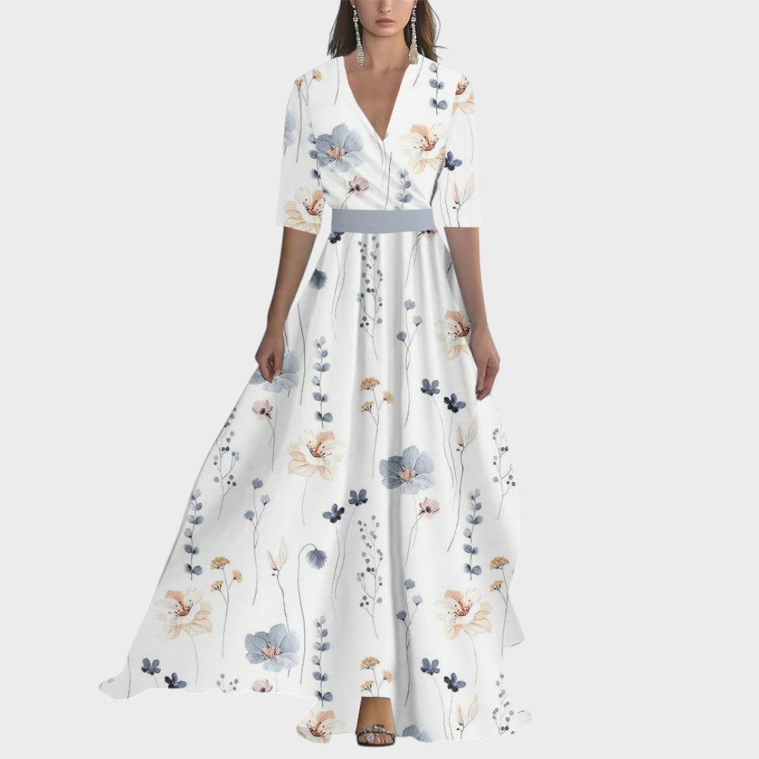 Helena™ | Robe maxi avec un magnifique imprimé floral