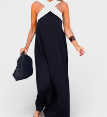 Cayetana™ | Robe longue avec un décolleté croisé