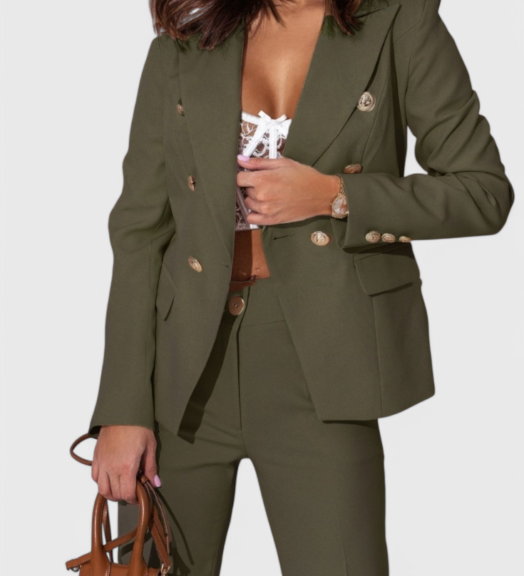 Ensemble Blazer et Pantalons Élégant Rosalind