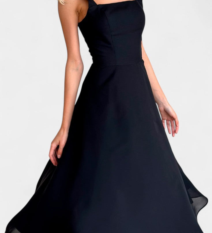 Robe Midi A-Line Sans Manches Mary