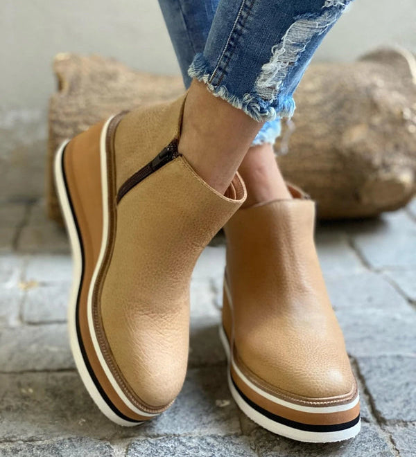 Catalina | Bottine en Cuir Élégante avec Talon Confortable
