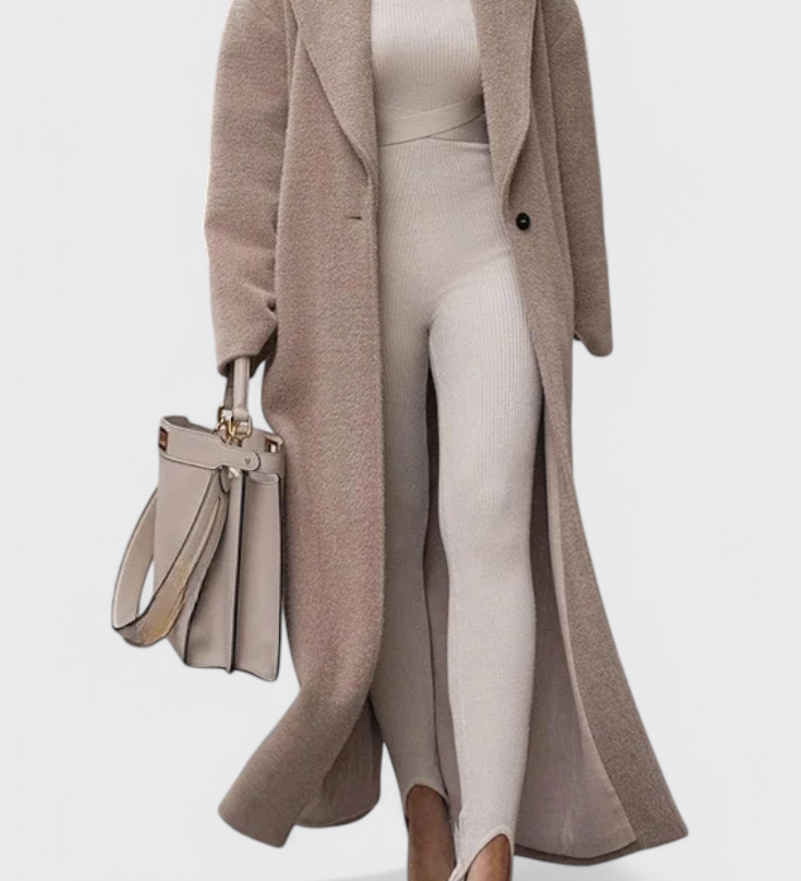 Chloe™ | Manteau Long Élégant Structuré