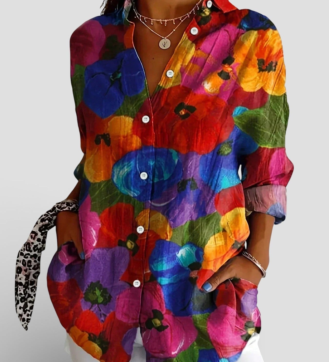 Nina™ | Blouse Imprimée Colorée