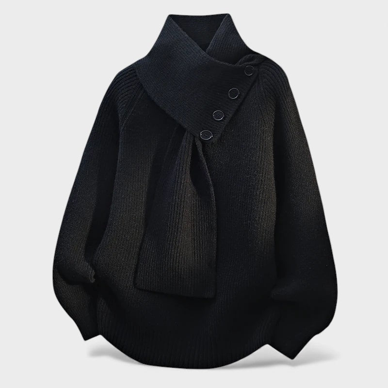 Cayetana™ | Pull élégant à col enveloppant