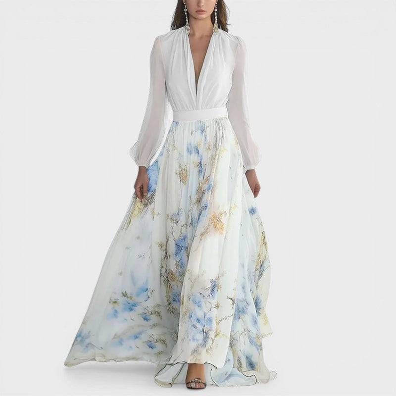 Valeria™ | Robe Maxi Florale Élégante
