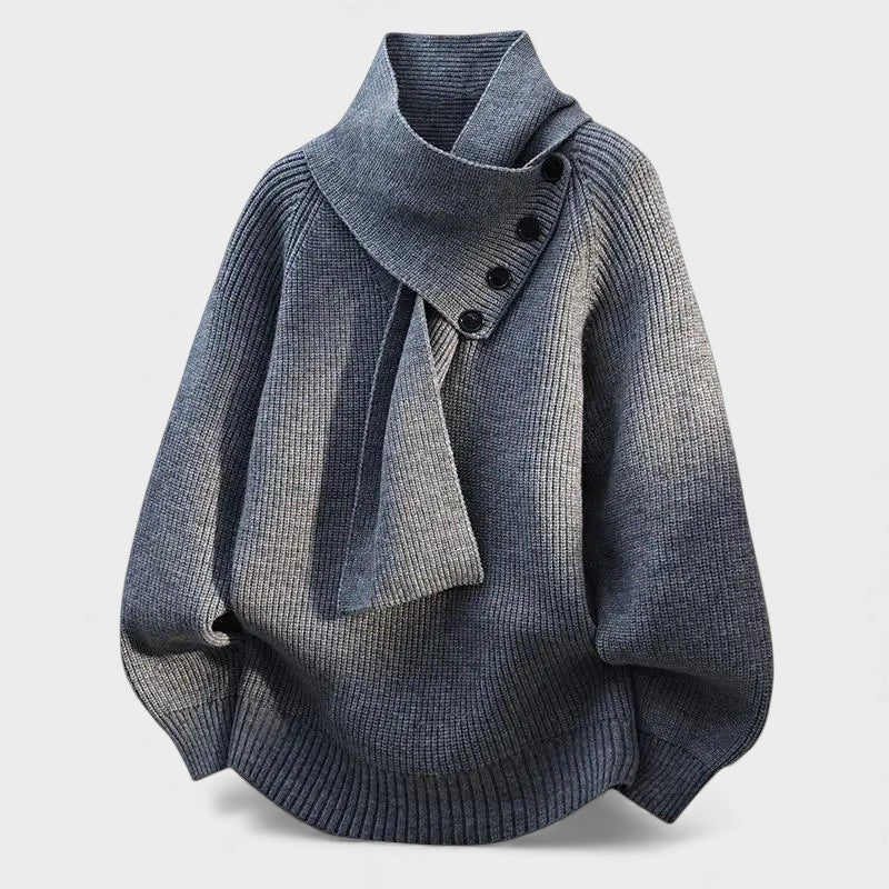 Cayetana™ | Pull élégant à col enveloppant