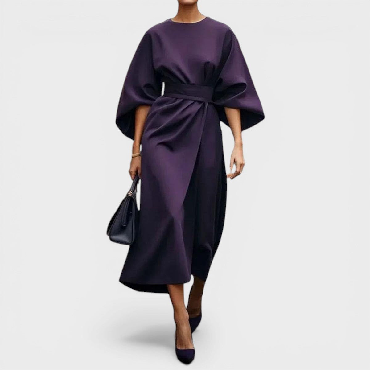 Elsa™ | Robe Maxi Satin Élégante