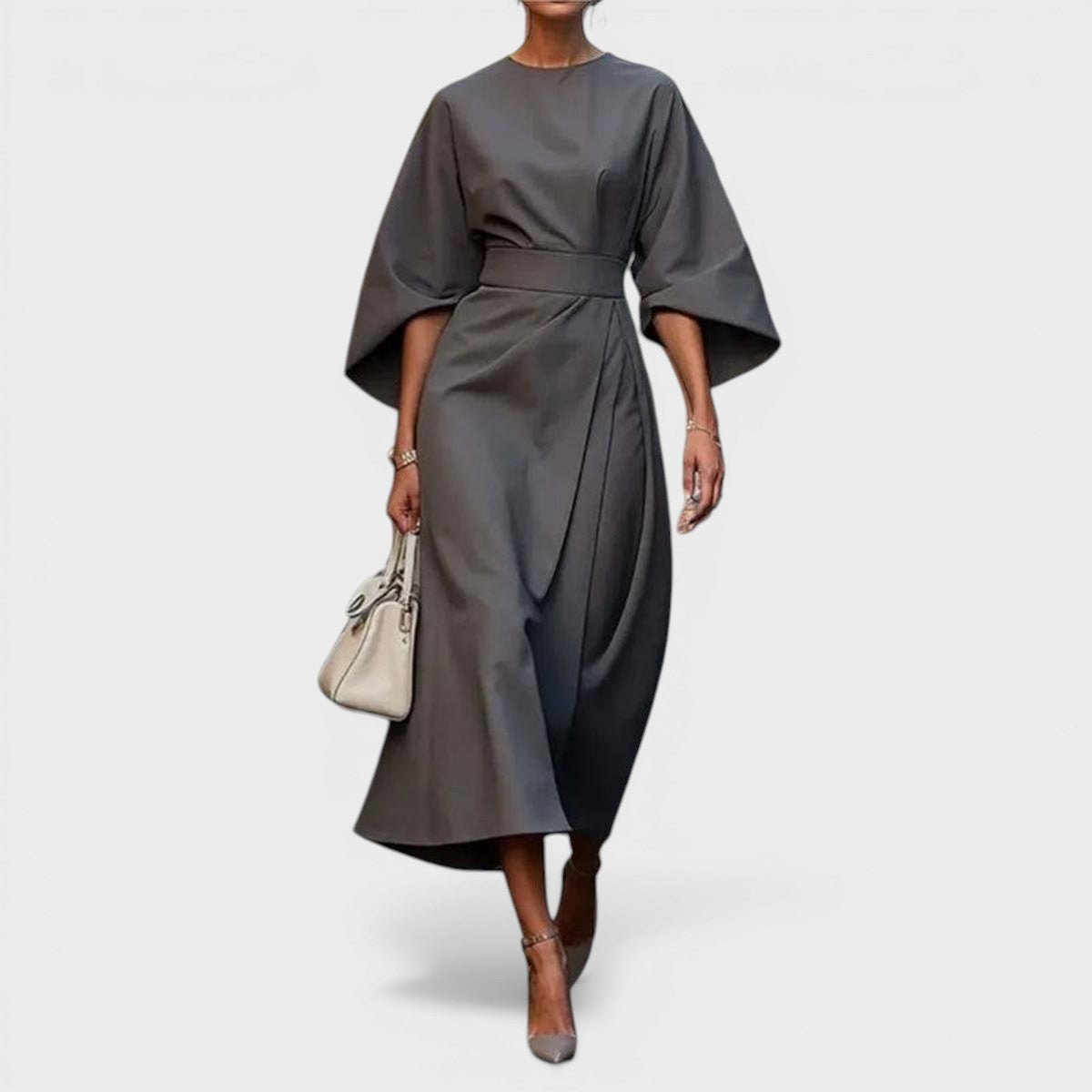 Elsa™ | Robe Maxi Satin Élégante