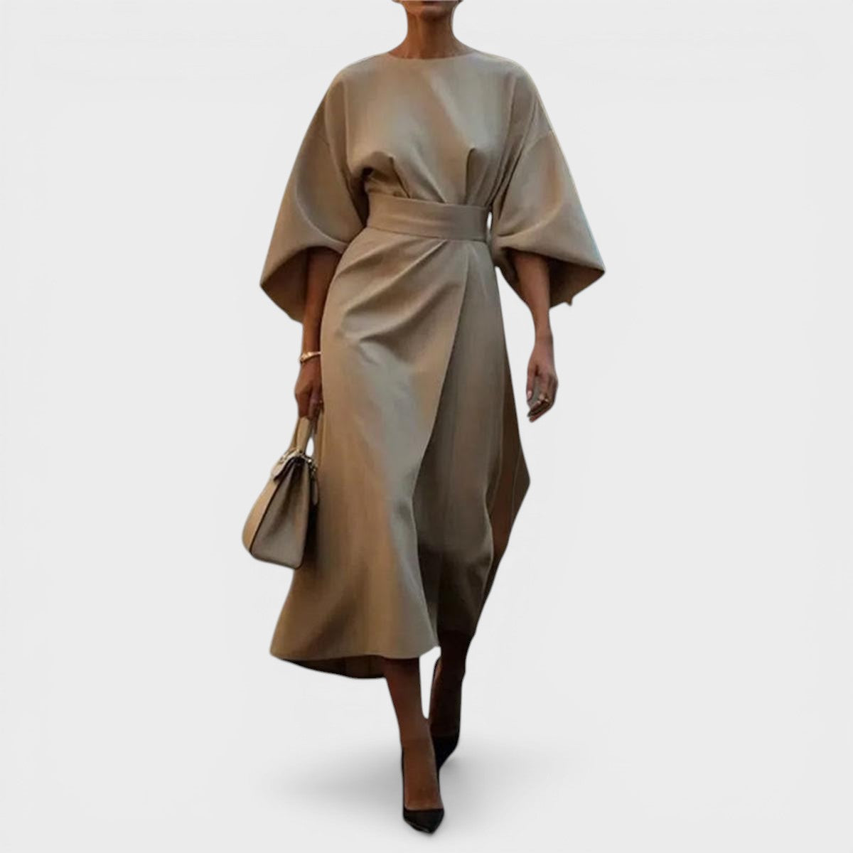 Elsa™ | Robe Maxi Satin Élégante