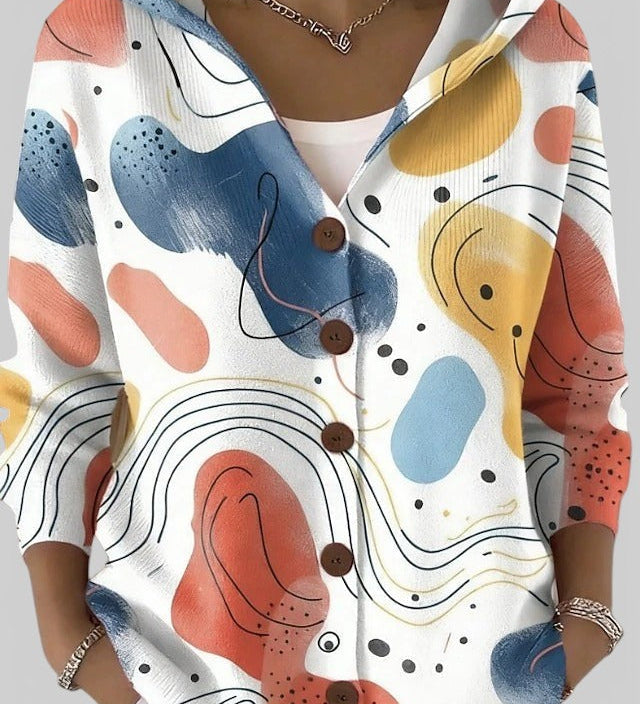 Carmen™ | Long Cardigan Artistique et Chaleureux