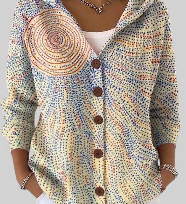 Carmen™ | Long Cardigan Artistique et Chaleureux