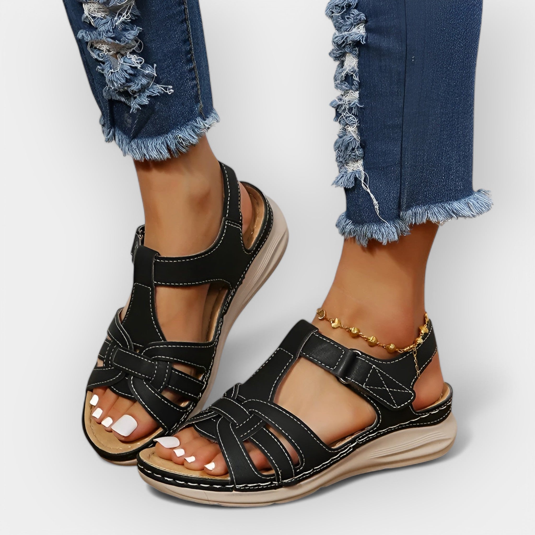 Sandales faites à la main confortables pour toutes les occasions