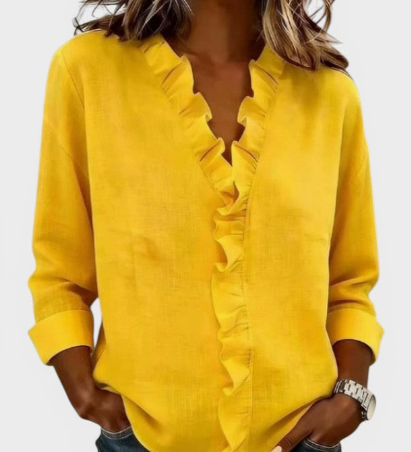 Jimena™ | Blouse élégante et légère avec volants