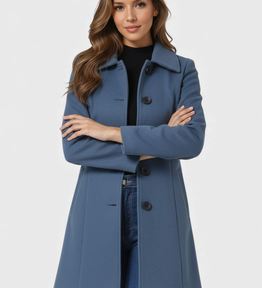 Raquel™ | Trench d'hiver avec boutons simples