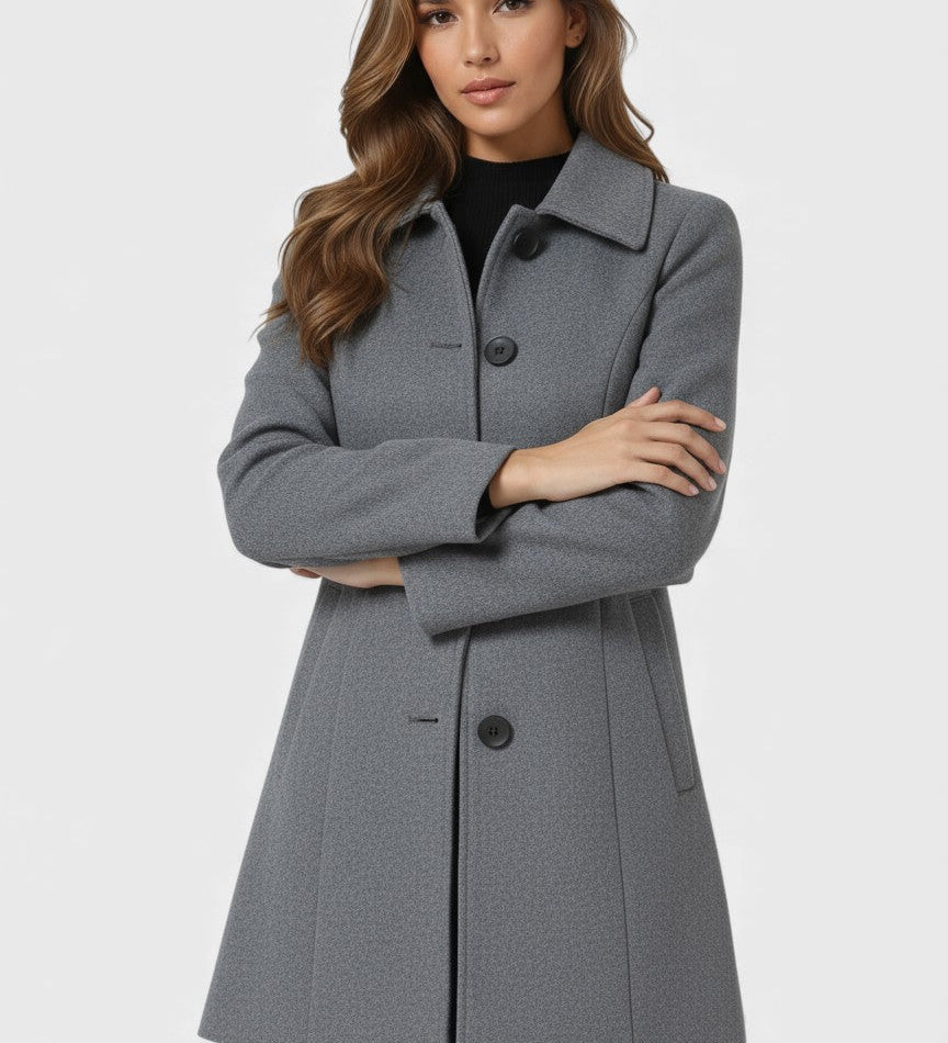 Raquel™ | Trench d'hiver avec boutons simples