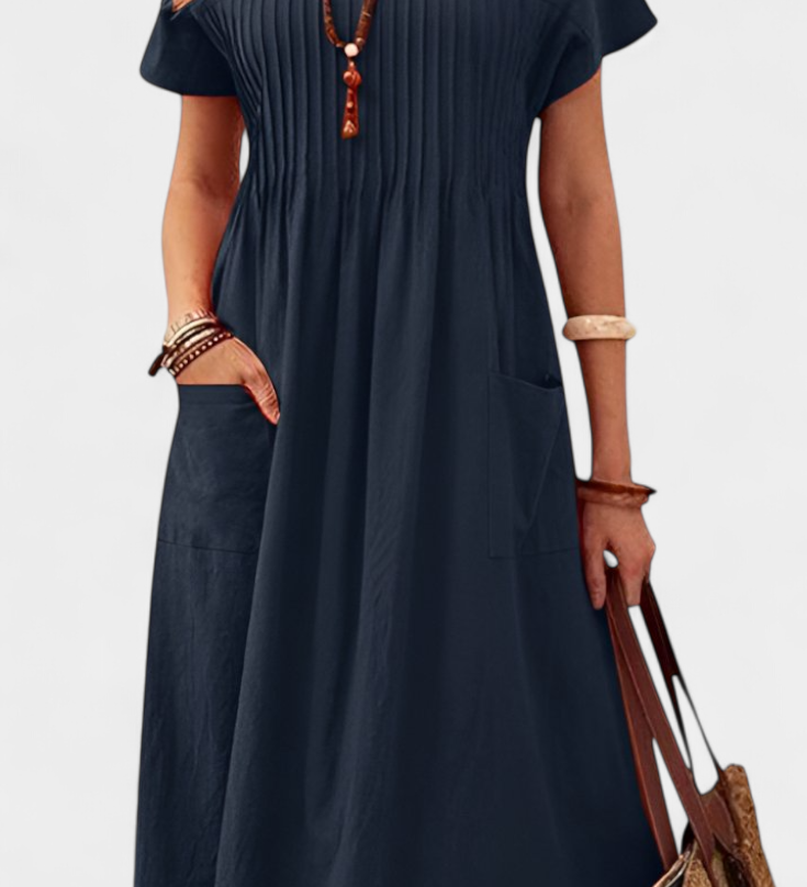 Robe Mi-Longue Lottie avec Poches